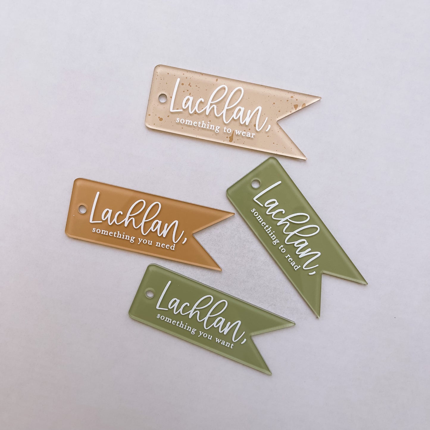 MINDFUL GIFT TAGS | Personalised | Multiple Colour Options