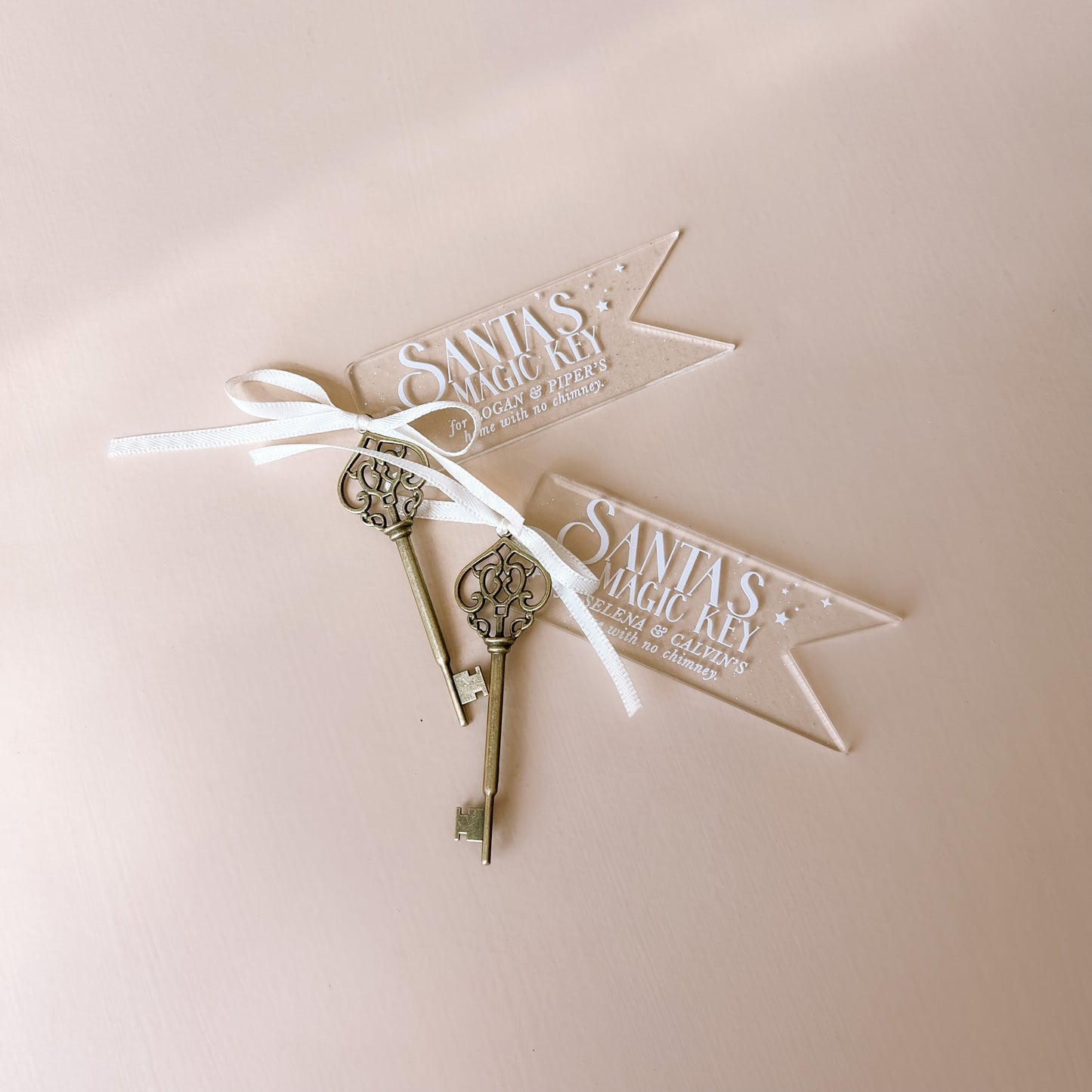 SANTA'S MAGIC KEY - STYLE #1 | Personalised | Multiple Colour Options