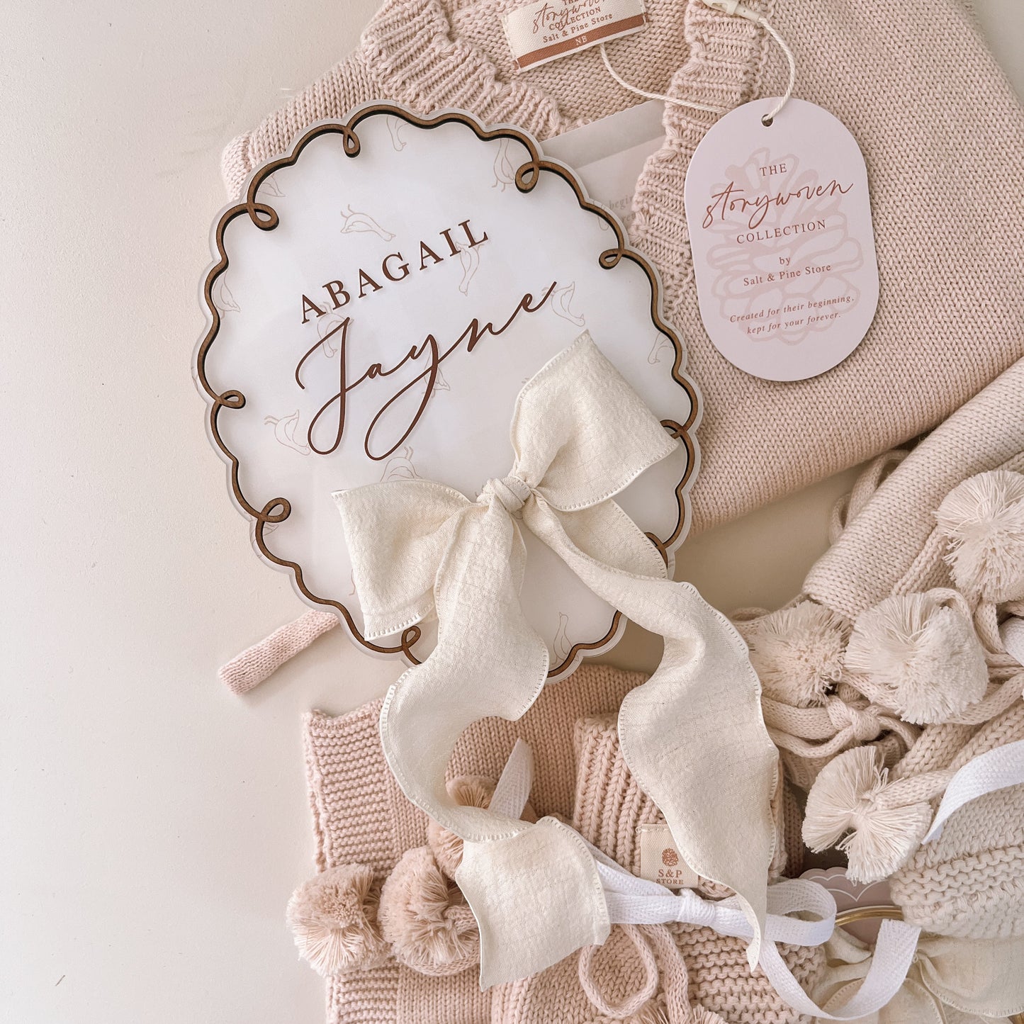 Storywoven Whimsy Name Plaque | Multiple Customisation Options