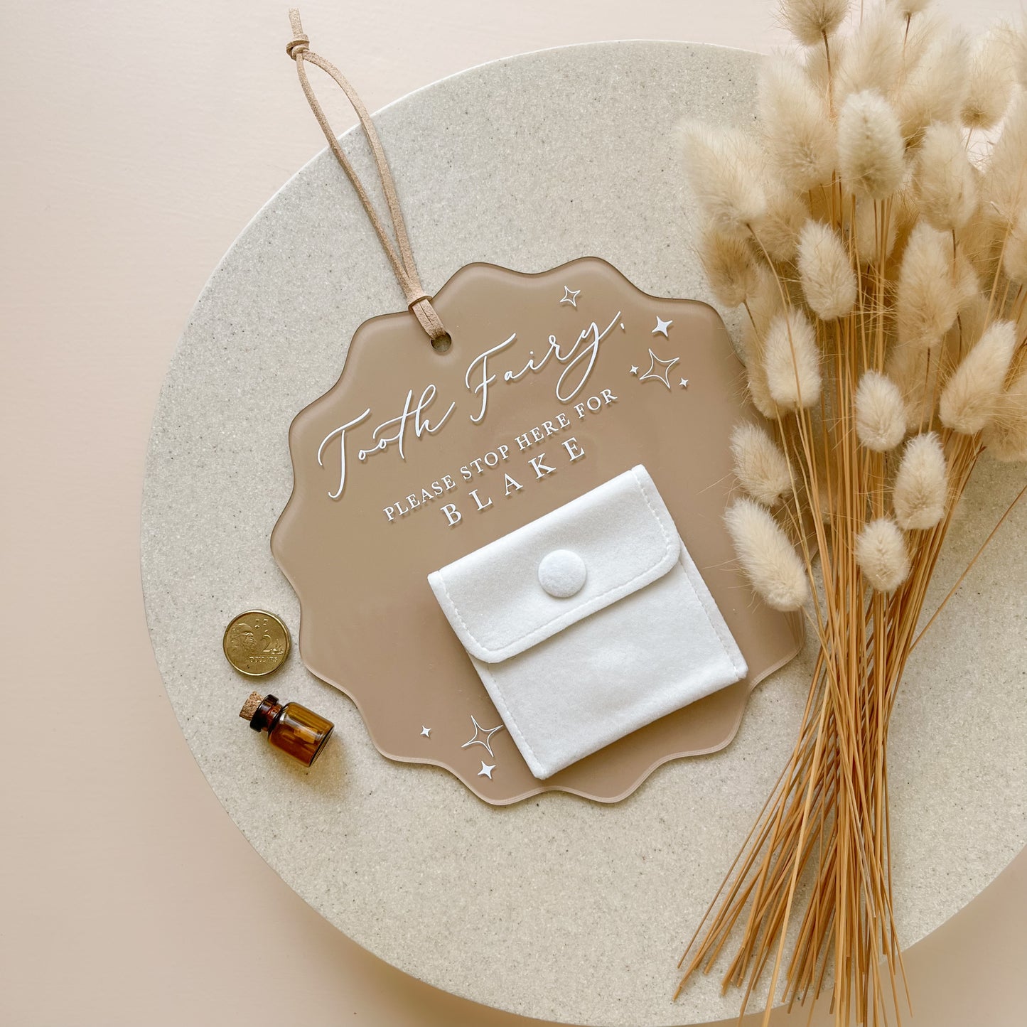 TOOTH FAIRY PLAQUE | Personalised | Hanging | Multiple Colour Options