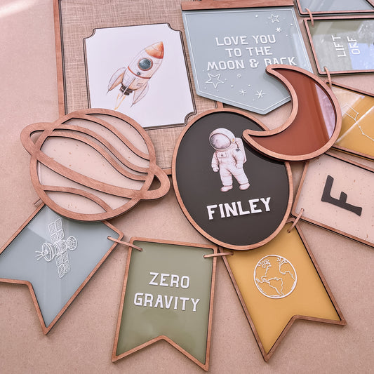 BUNDLE - Space-Themed Decor Set | Personalised