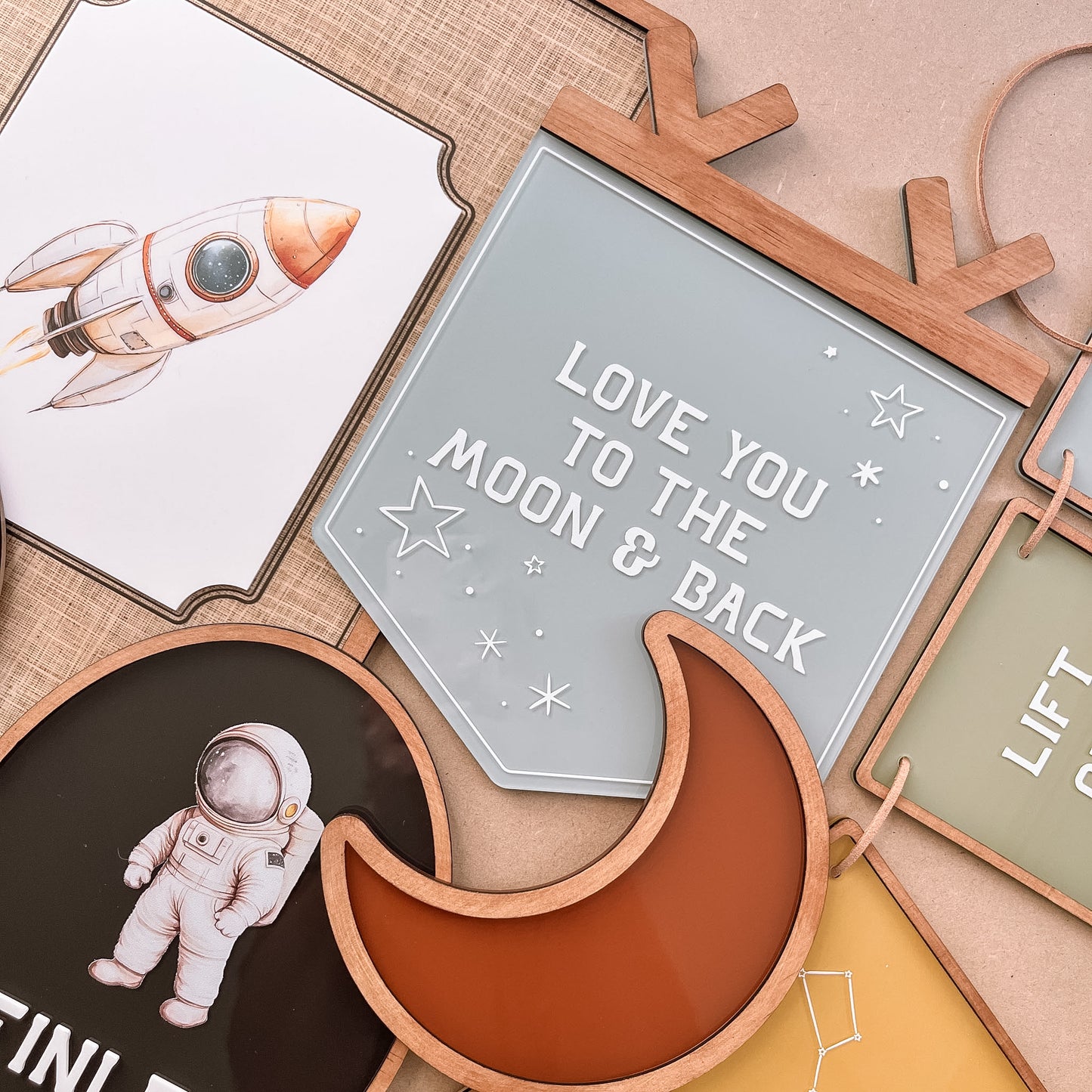 BUNDLE - Space-Themed Decor Set | Personalised