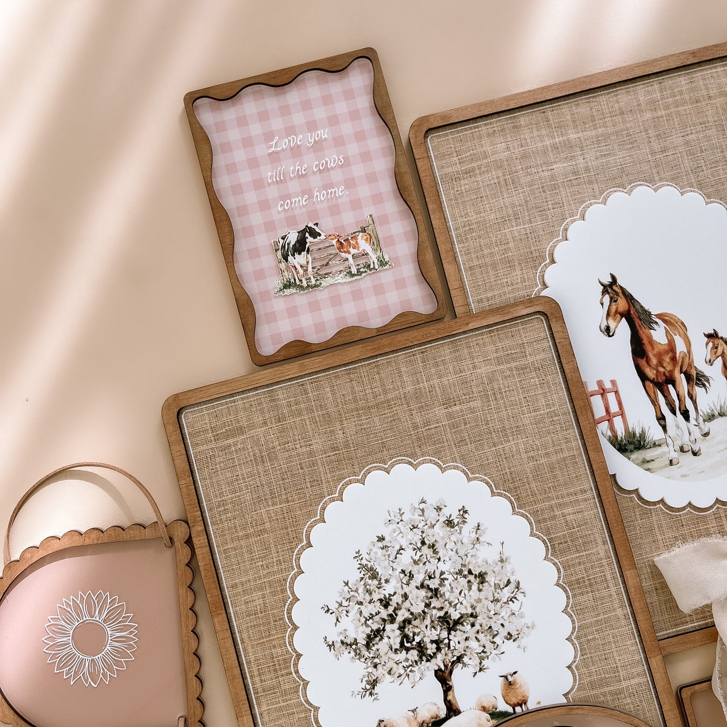 BUNDLE - Girls Farm-Themed Decor Set | Personalised