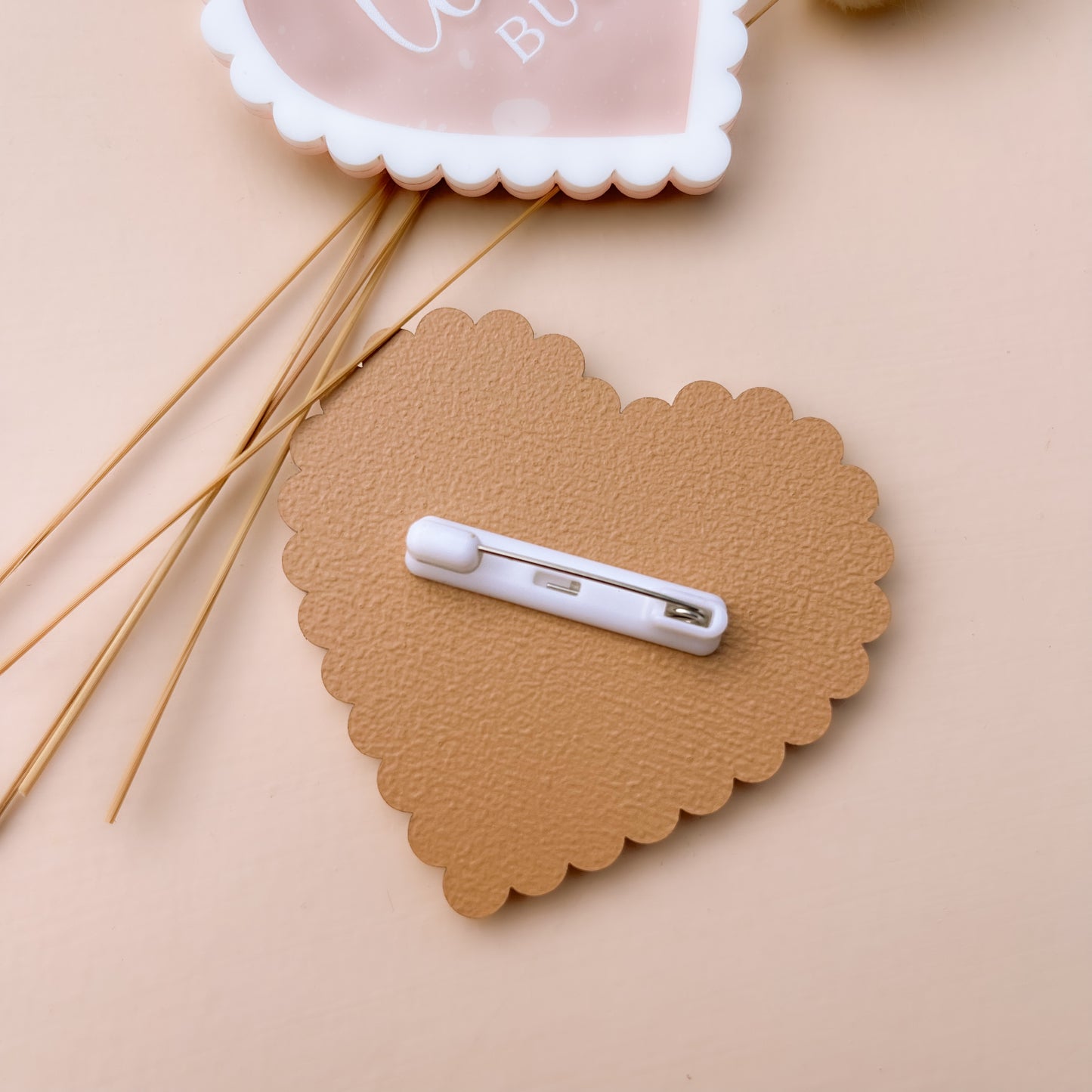 VALENTINE'S DAY BADGE | Personalised | Multiple Colour & Pattern Options