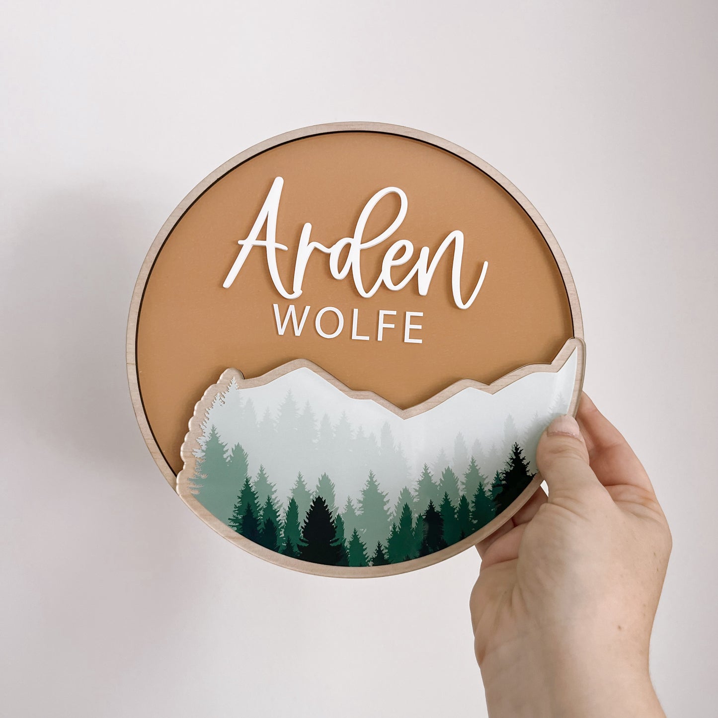 PICTURE Name Plaque | PERSONALISED | 2 SIZES | Multiple Colour Options