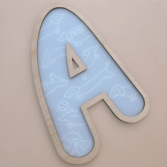 Silly Sausage Dachshund Letter | Personalised | Multiple Colour Choices