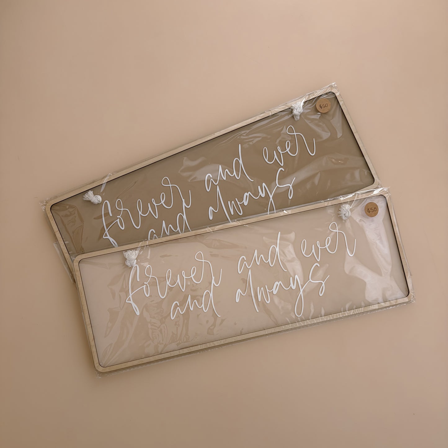 STOCK - Forever & Always Sign | Multiple
