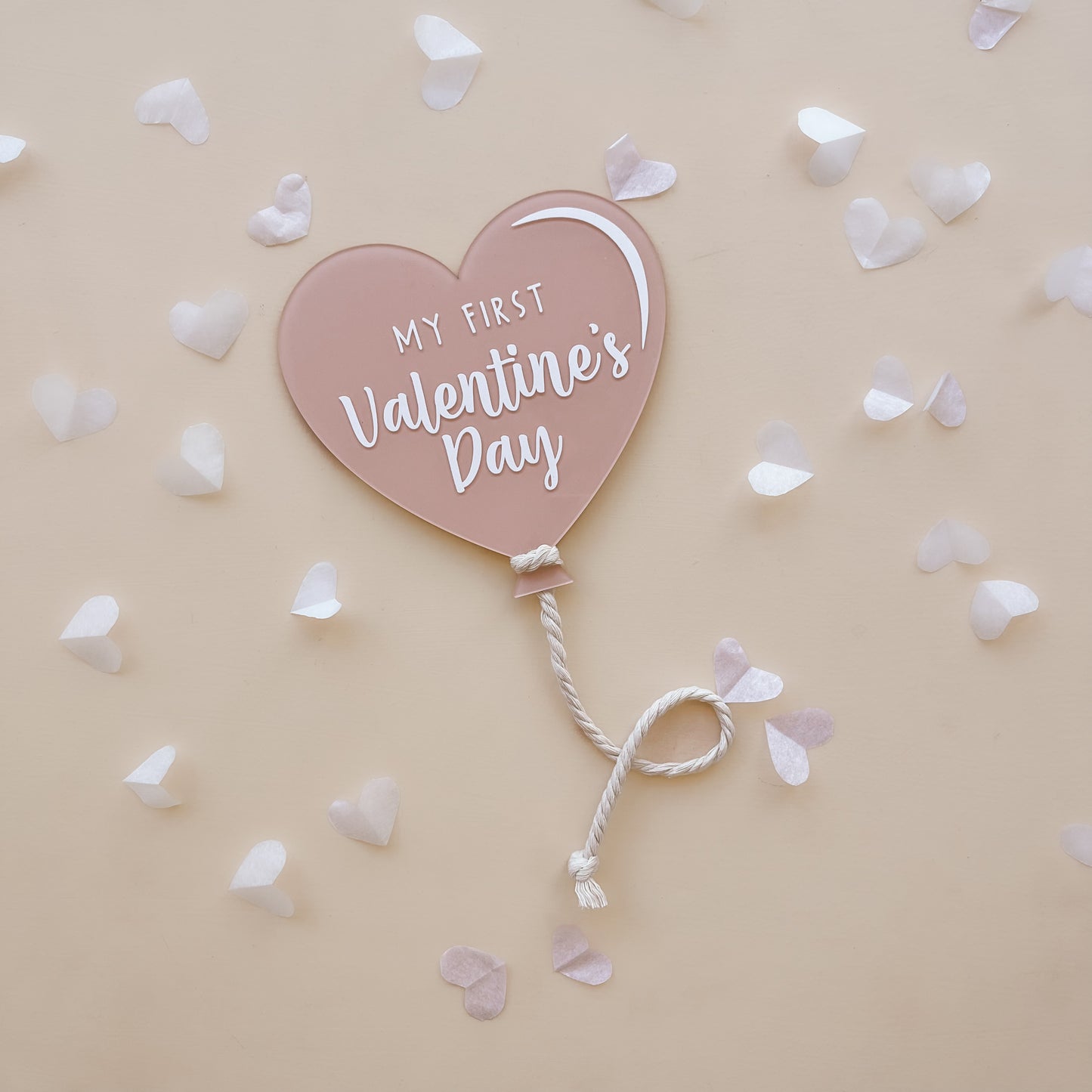 First Valentine's Day Balloon | PERSONALISED OPTION | Multiple Colour Choices