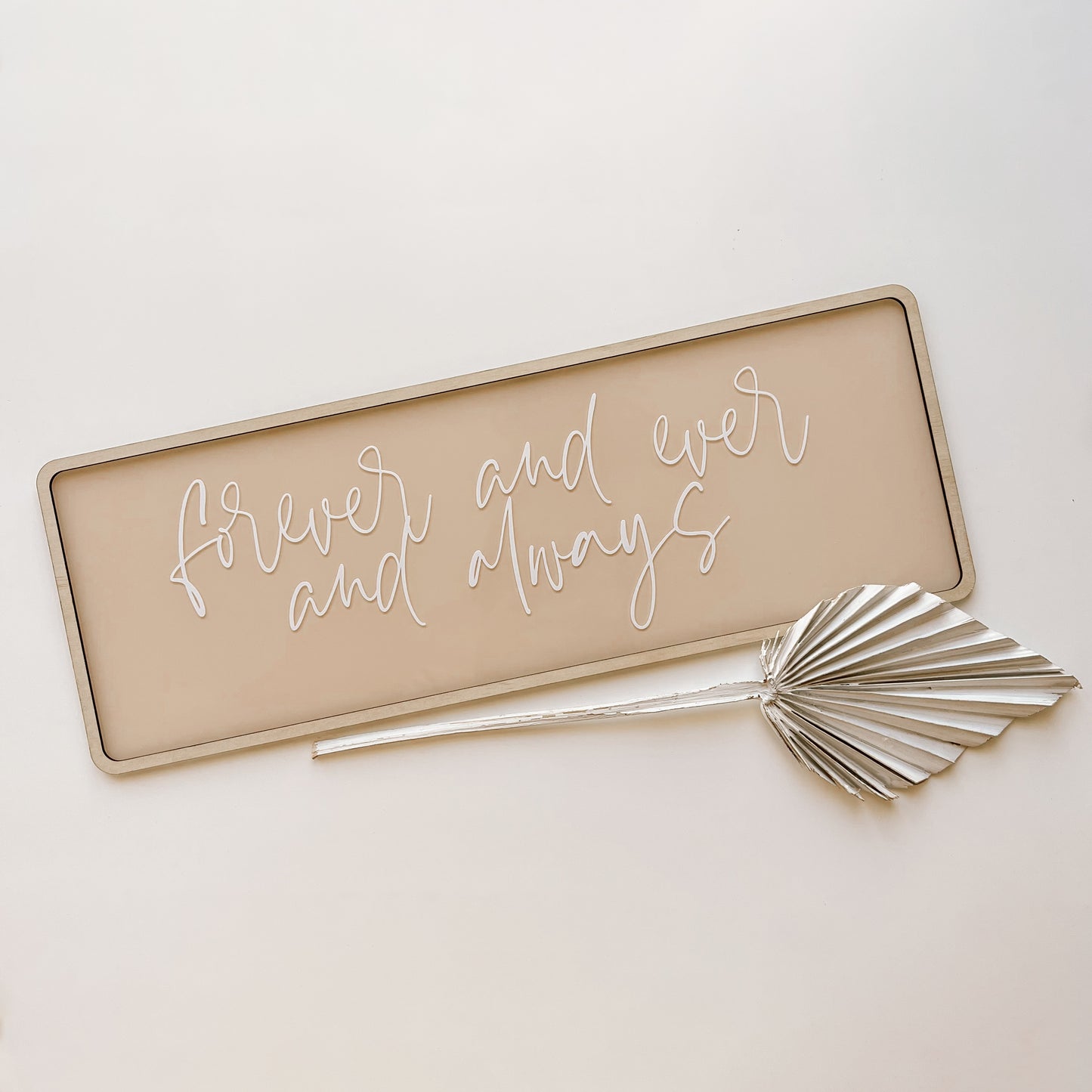 'FOREVER' Wall Plaque | 2 SIZES | Multiple Colour Options