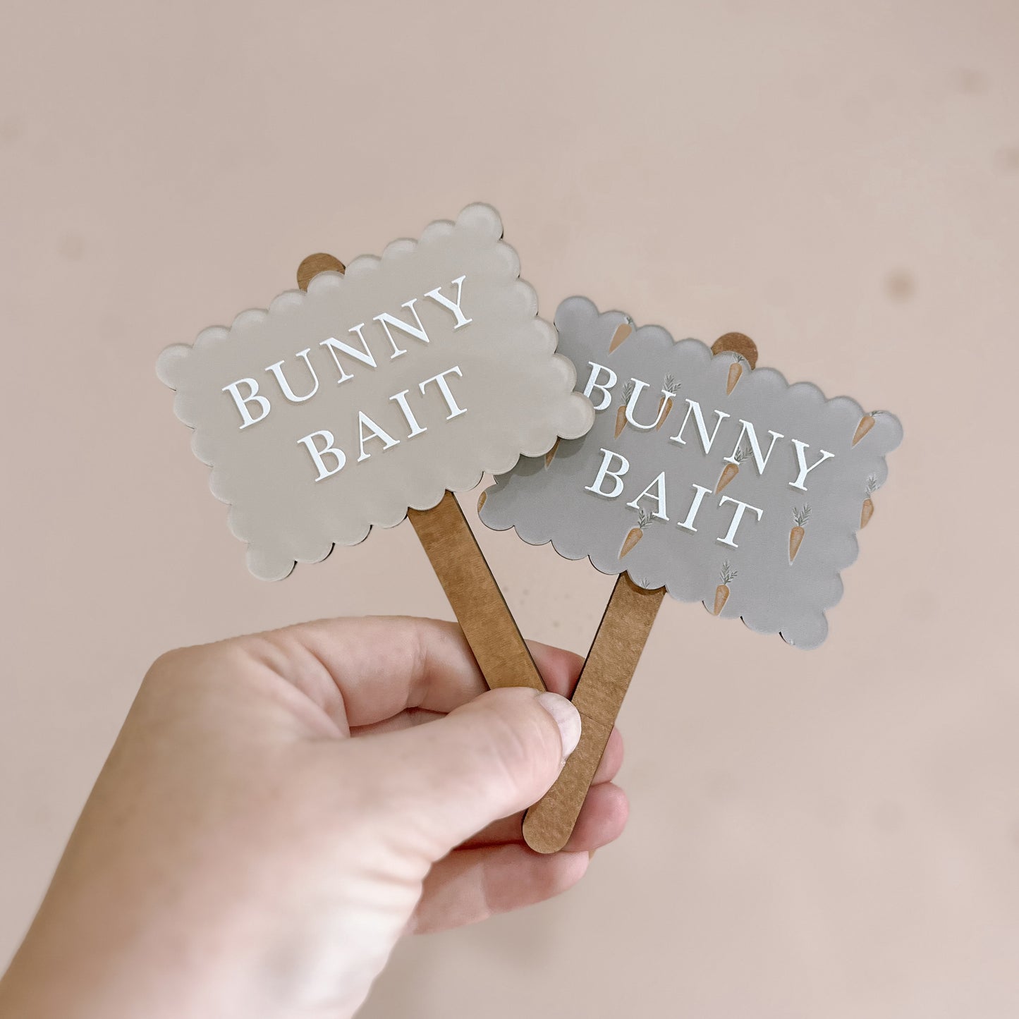 Mini 'Bunny Bait' Sign | Customisable