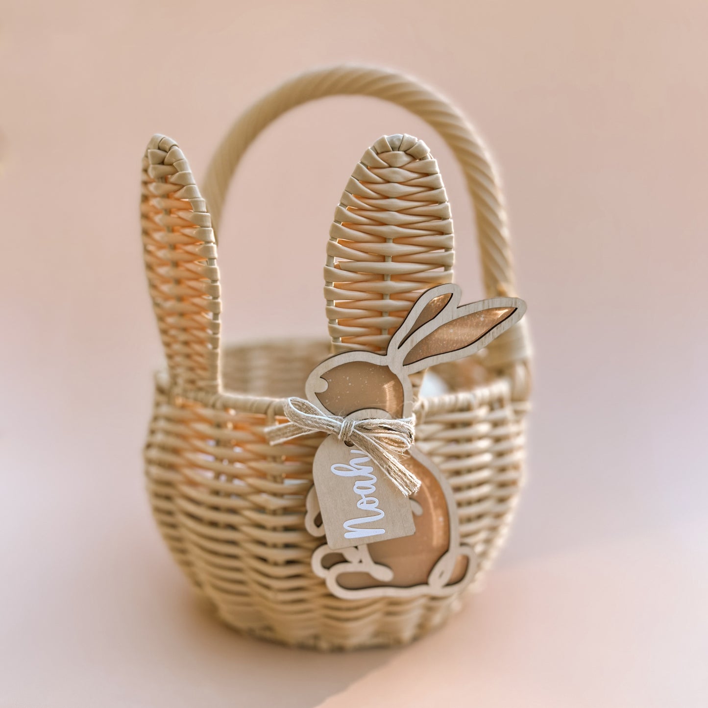 Easter Basket Tag - Style #3 | PERSONALISED | Multiple Colour or Pattern Choices