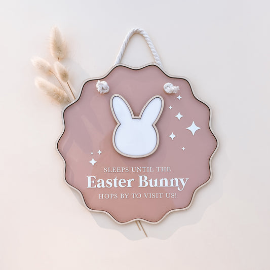 HANGING EASTER COUNTDOWN PLAQUE | Multiple Colour Choices + FREE Whiteboard Marker