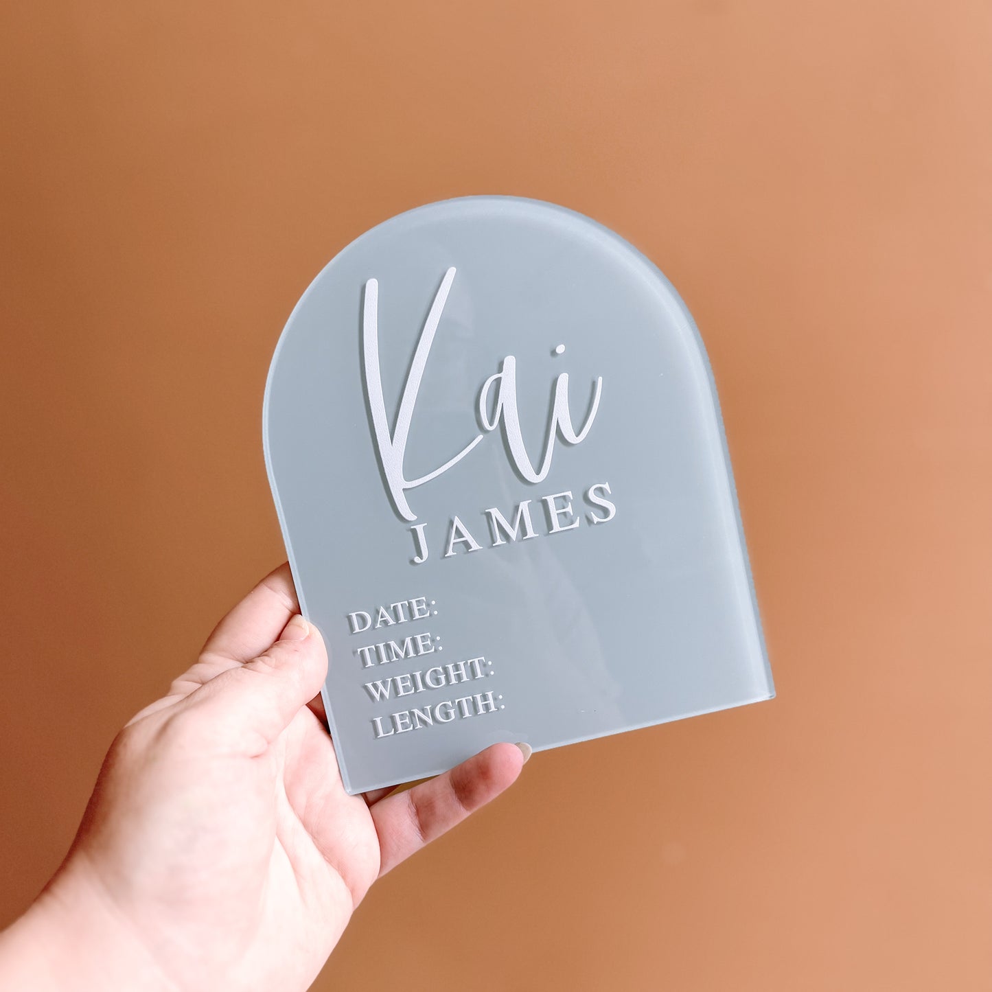 Personalised DETAILS Arch | Multiple Colour + Pattern Options