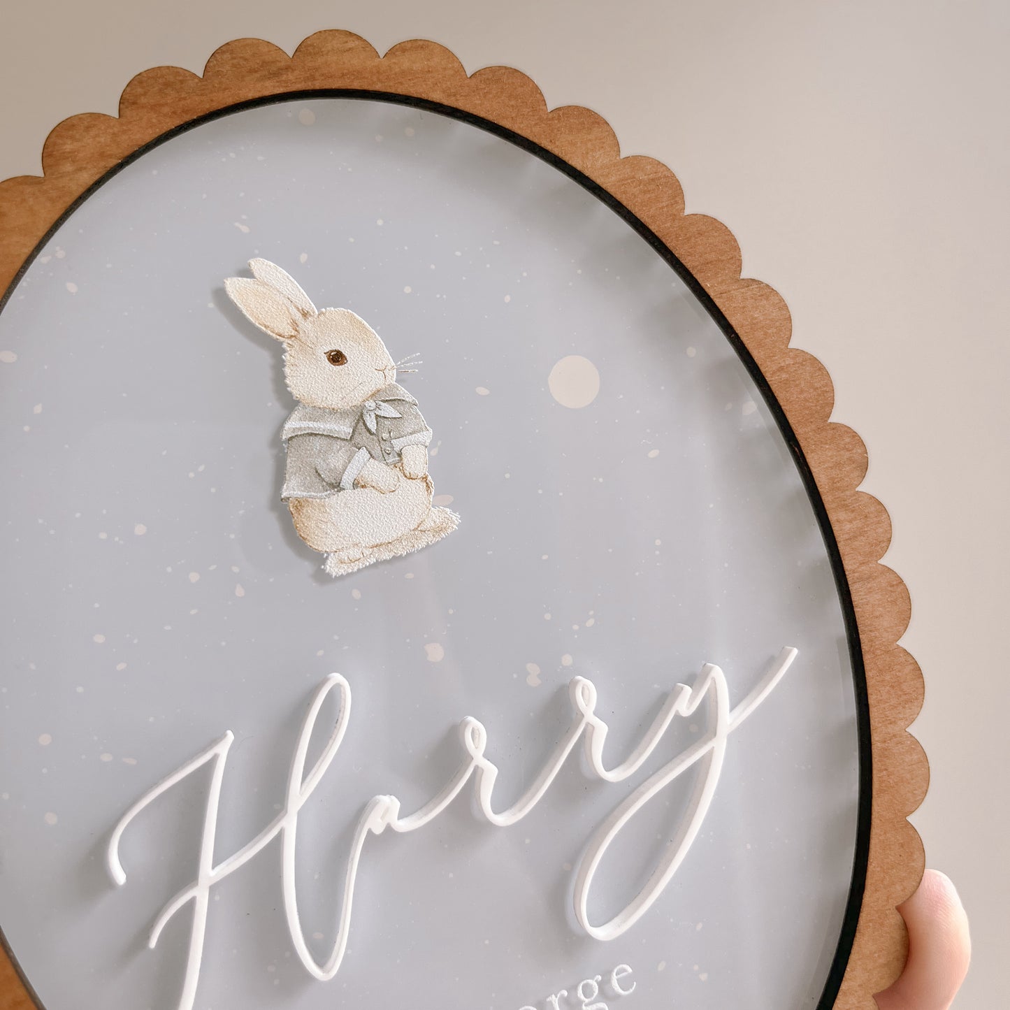 Heritage Name Plaque with Vintage-Style Image | PERSONALISED | Multiple Colour, Pattern & Image Options