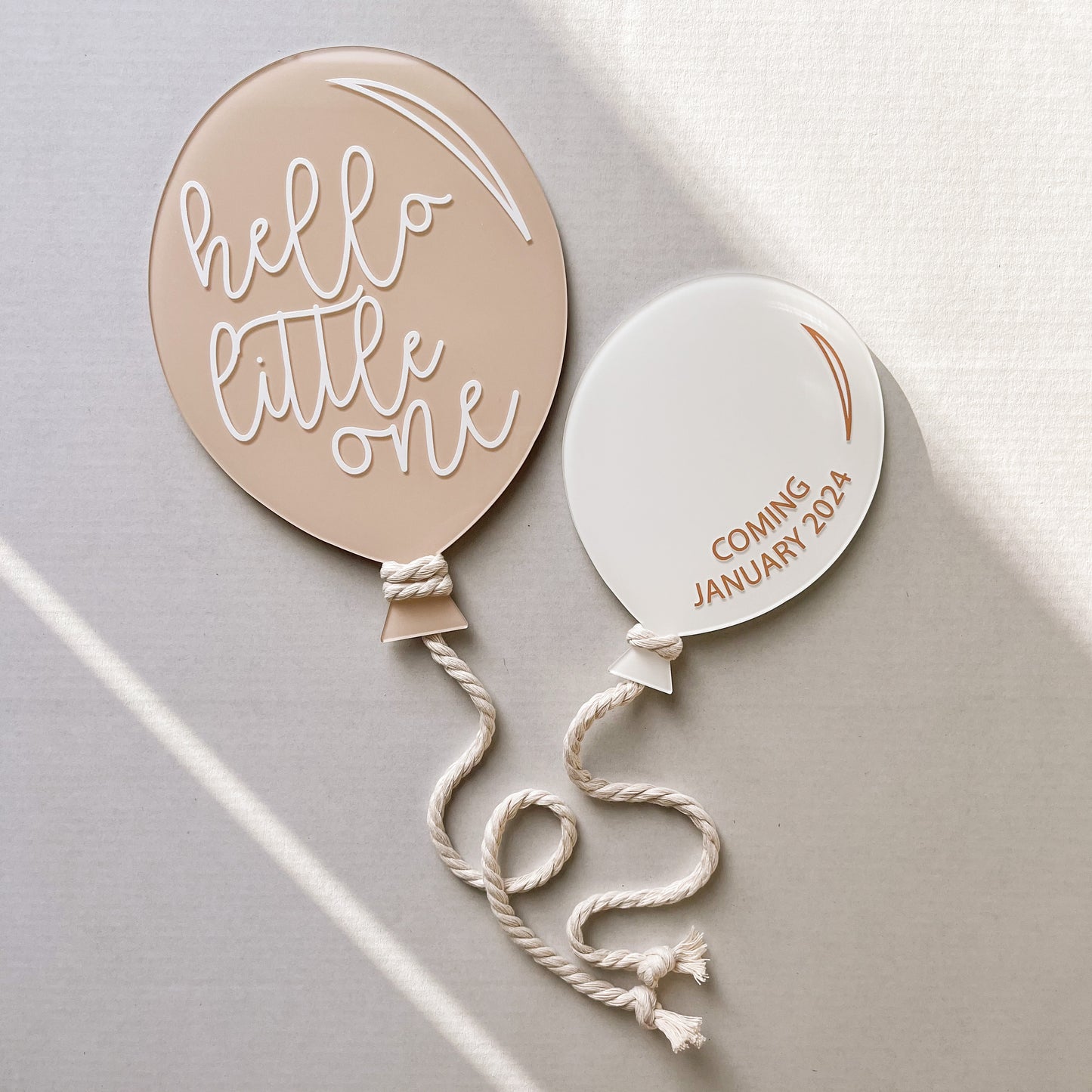Announcement Balloon SET | Small + Large | Multiple Colour Options