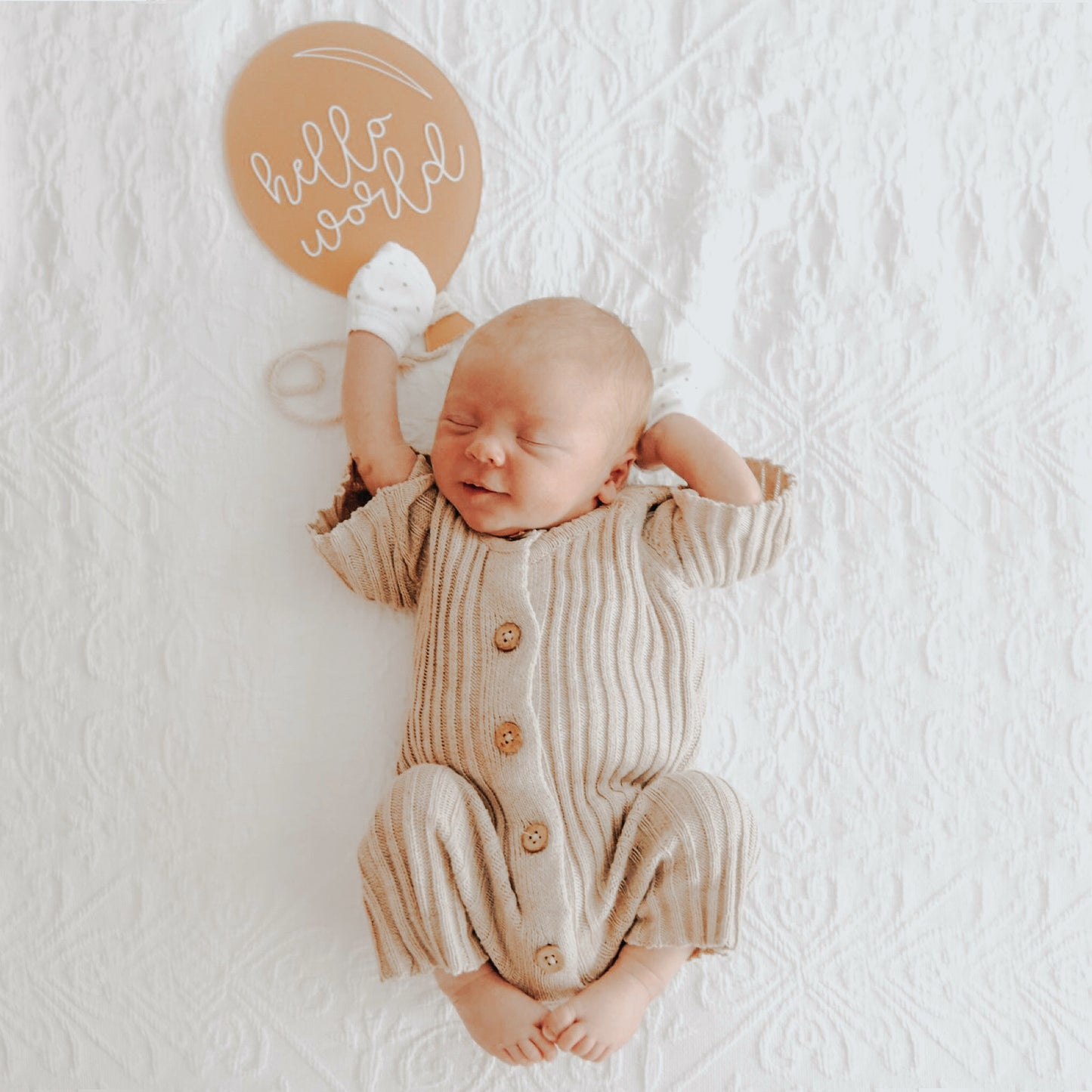 BALLOON Birth Announcement | CUSTOMISE | Multiple Greetings, Colours & Patterns