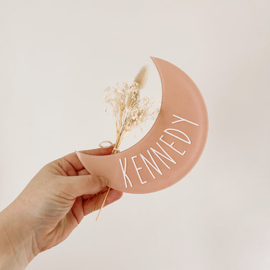 PERSONALISED Moon | Multiple Colour + Pattern Options