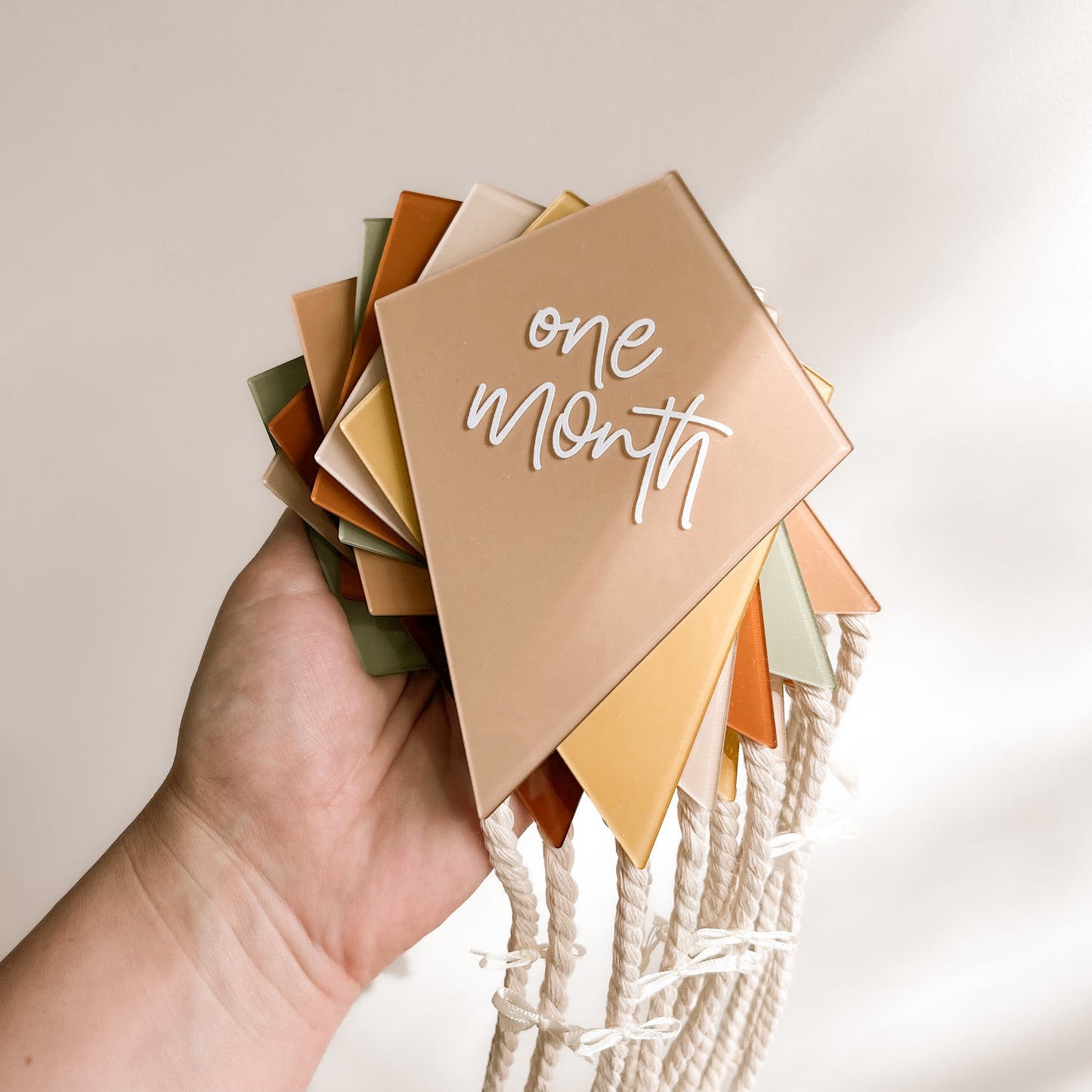 KITE Acrylic Milestone Set | Multiple Colourway Choices