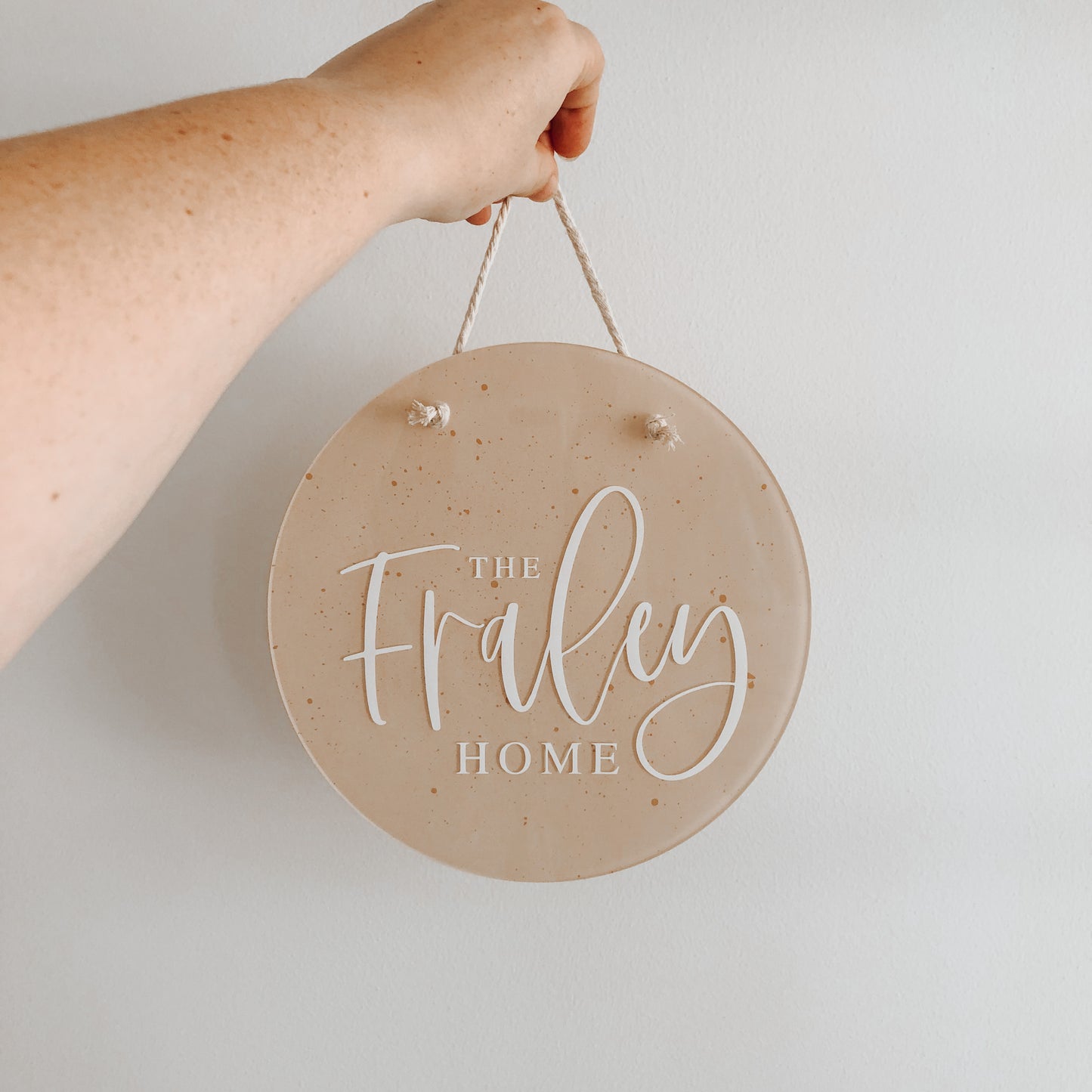 PERSONALISED Disc or Arch | LARGE | Multiple Colour + Pattern Options