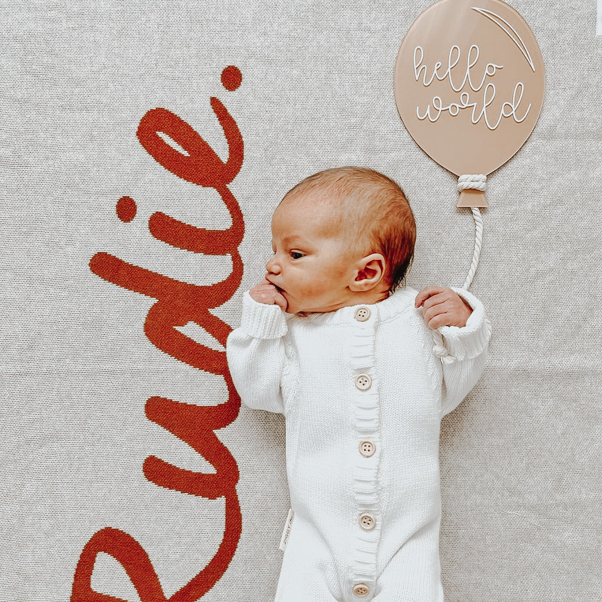 BALLOON Birth Announcement | CUSTOMISE | Multiple Greetings, Colours & Patterns