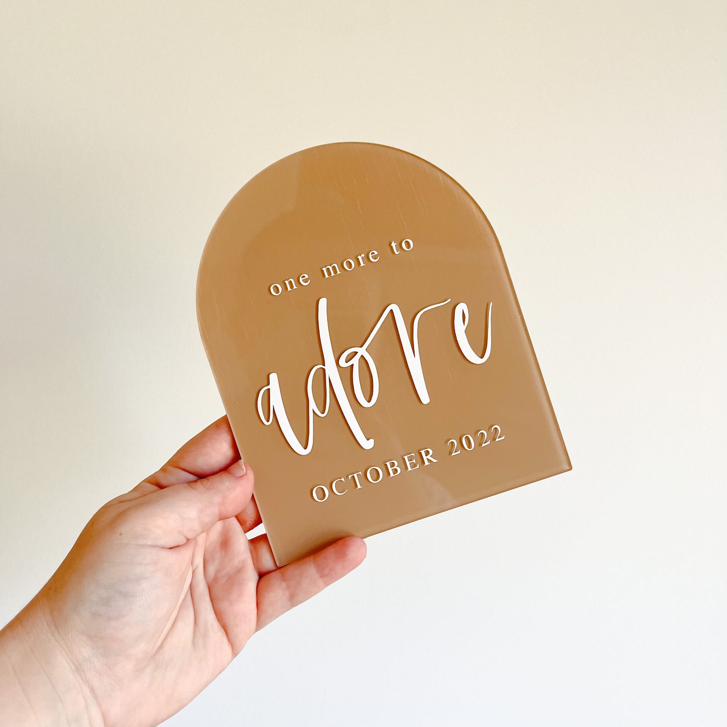 Pregnancy Announcement | ARCH OR DISC | Multiple Text Colour + Pattern Options