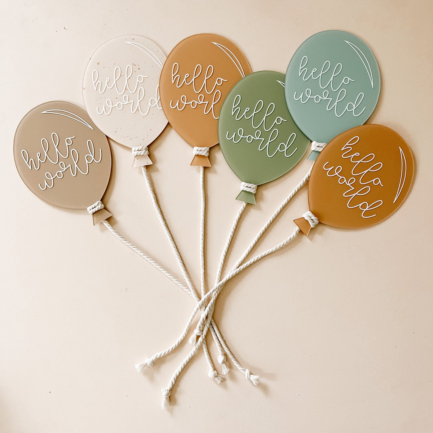 BALLOON Birth Announcement | CUSTOMISE | Multiple Greetings, Colours & Patterns