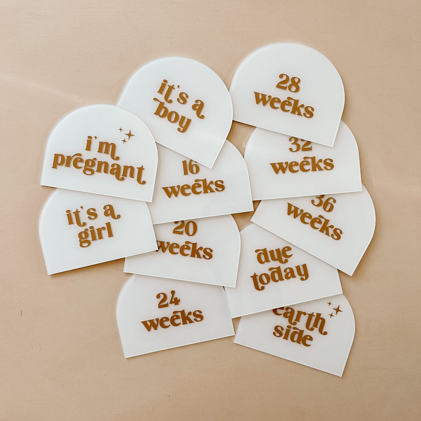 Pregnancy Milestone Set | MIDI ARCH | Multiple Colourway Choices