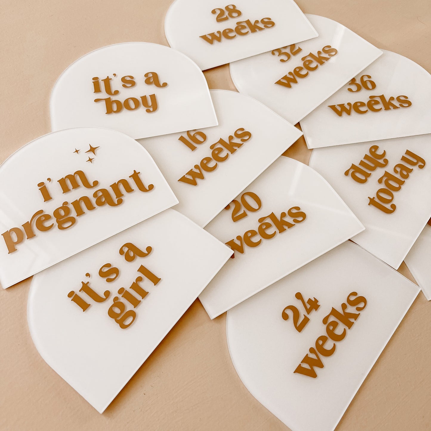 Pregnancy Milestone Set | MIDI ARCH | Multiple Colourway Choices