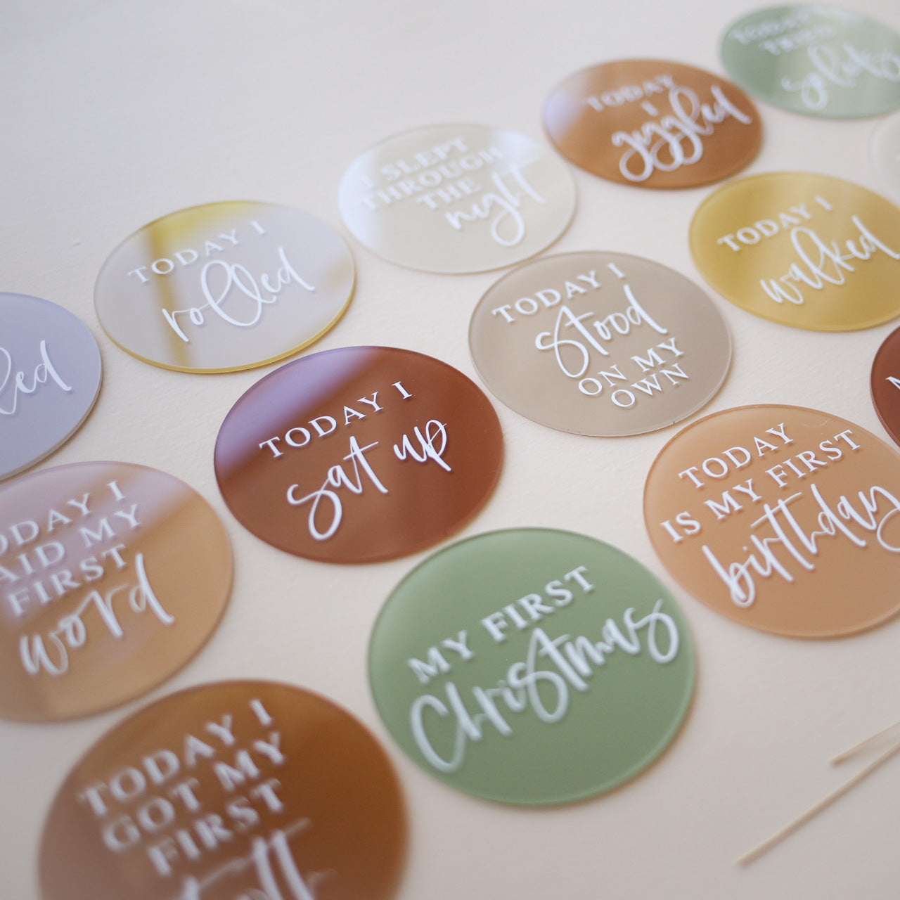 DEVELOPMENTAL Milestone Disc Set | Multiple Colourway Choices
