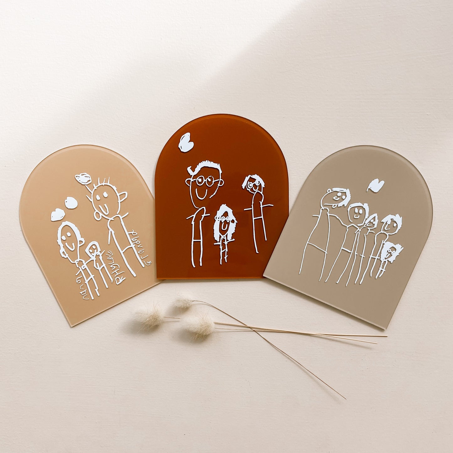 Your Child's Drawing | CUSTOM | Multiple Shape, Colour + Pattern Options