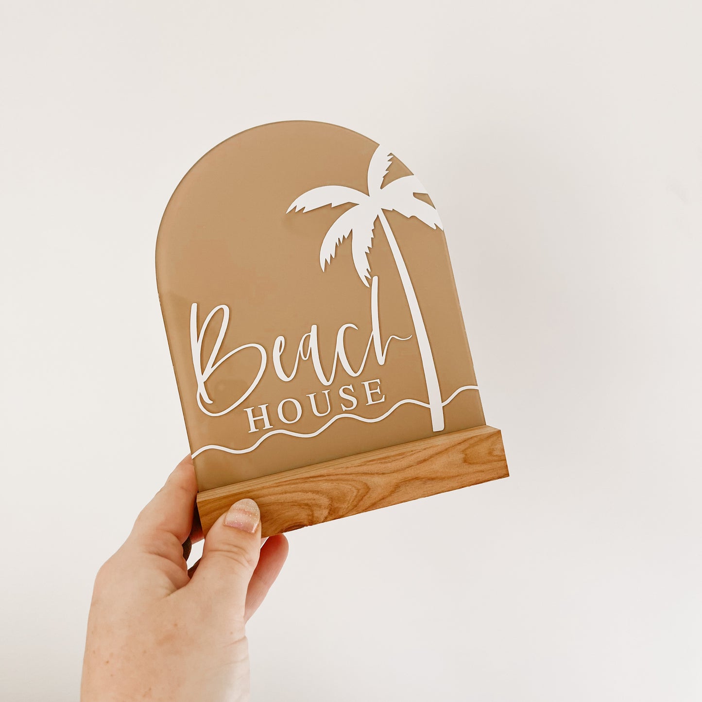 PERSONALISED Palm Beach Plaque | Multiple Shape, Colour + Pattern Options