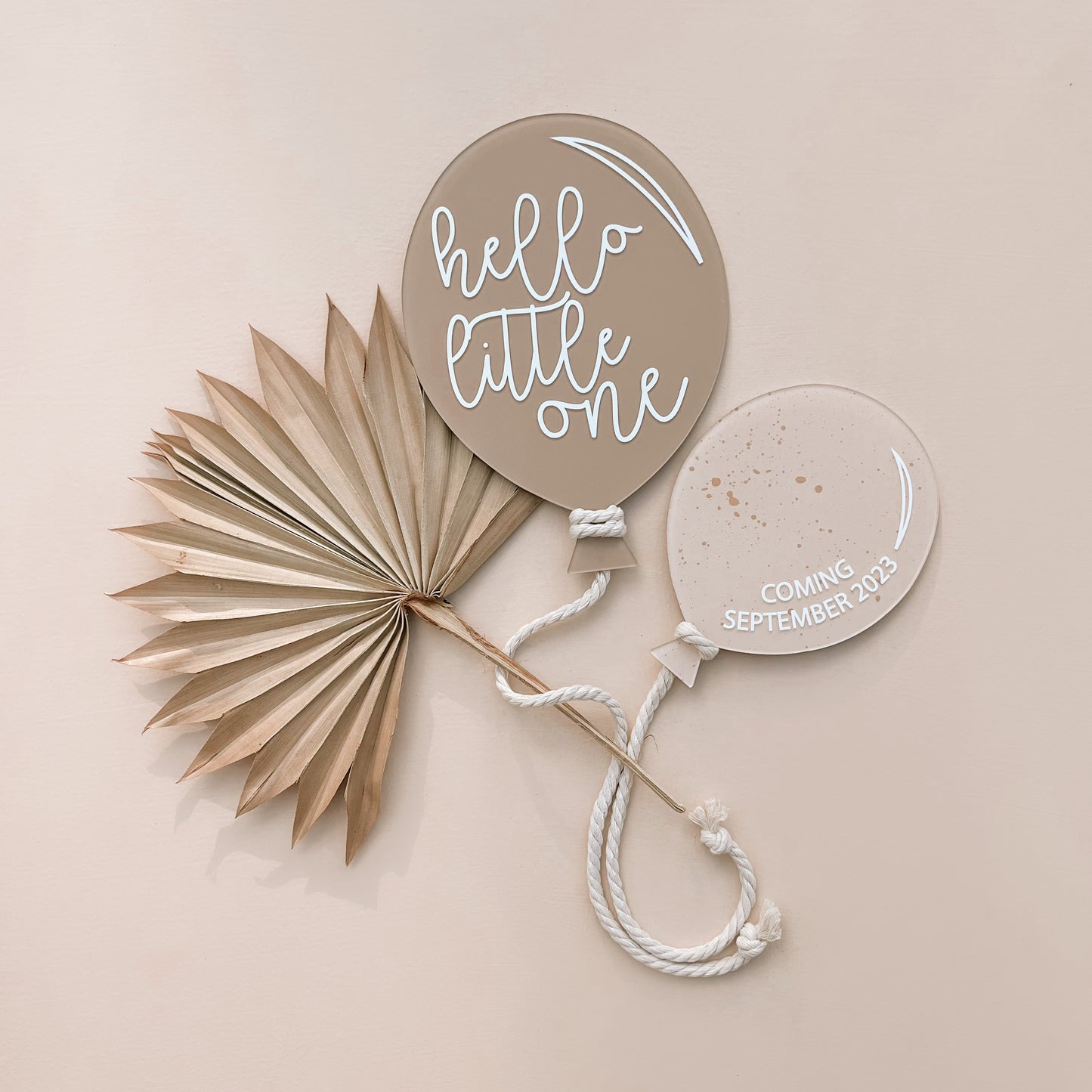 Announcement Balloon SET | Small + Large | Multiple Colour Options