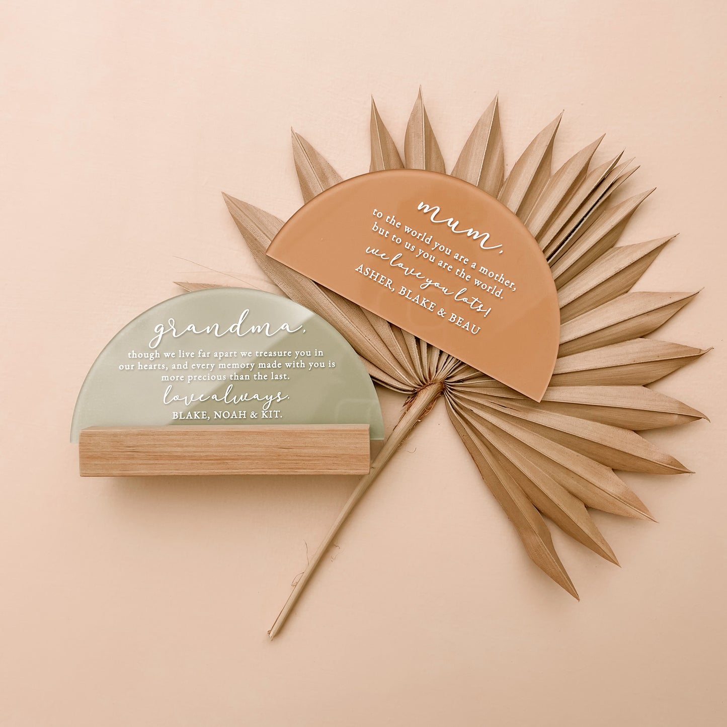 Keep Card / Letter Plaque | Multiple Colour & Pattern Choices