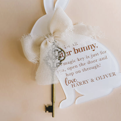 EASTER BUNNY KEY | Multiple Colour or Pattern Choices