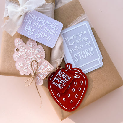 EDUCATOR / TEACHER GIFT TAG | Multiple Types + Colour & Pattern Choices | Discounted Bundle Offers!