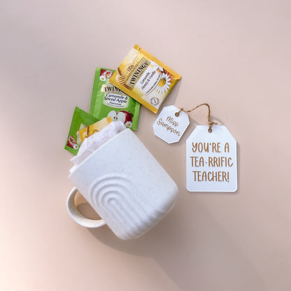 EDUCATOR / TEACHER TEA-RRIFIC GIFT TAG | Multiple Colour & Pattern Choices | Discounted Bundle Offers!