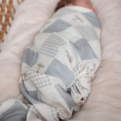 Wright Flyer Swaddle | Organic Cotton Muslin Wrap