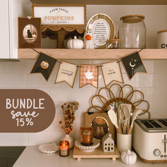 BUNDLE - Halloween Decor Set | 5 Pieces