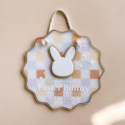 HANGING EASTER COUNTDOWN PLAQUE | Multiple Colour Choices + FREE Whiteboard Marker