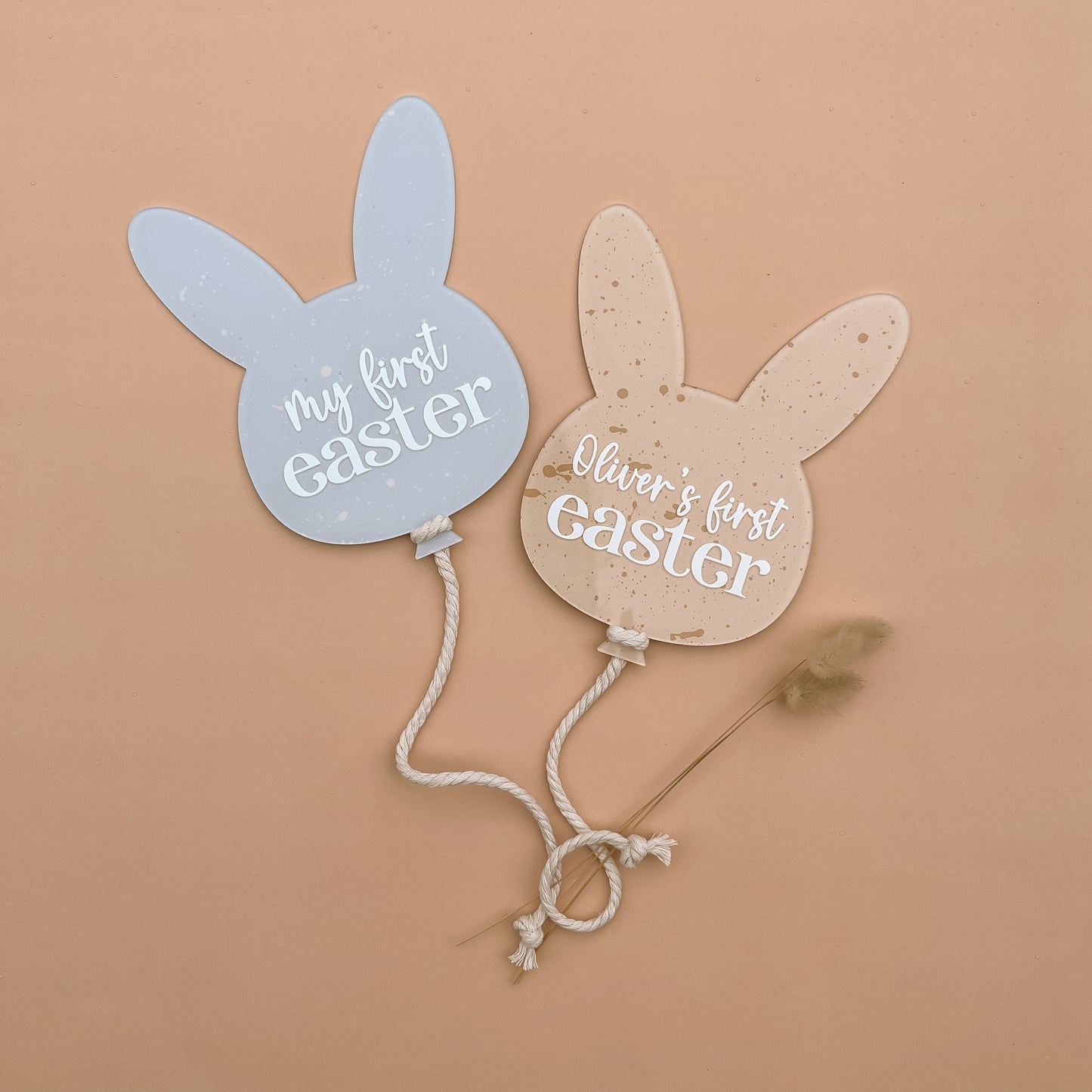 FIRST EASTER | BUNNY HEAD BALLOON | Multiple Colour or Pattern Choices | Personalisation Option