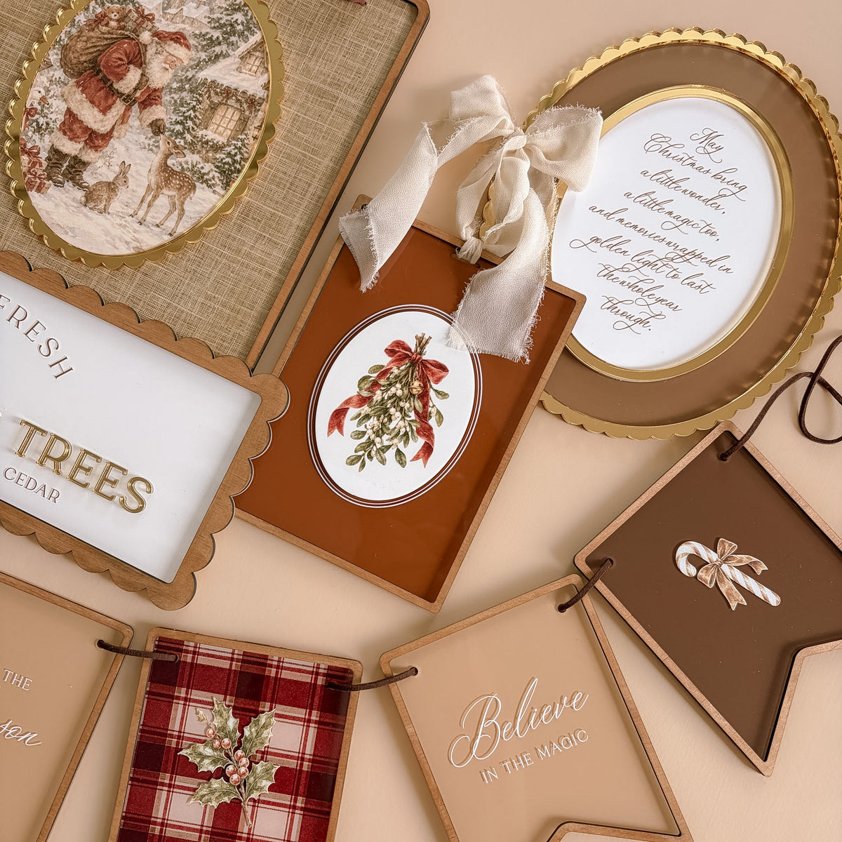 BUNDLE - Christmas Decor Set | 5 Pieces