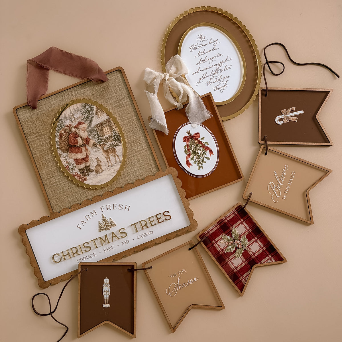 BUNDLE - Christmas Decor Set | 5 Pieces