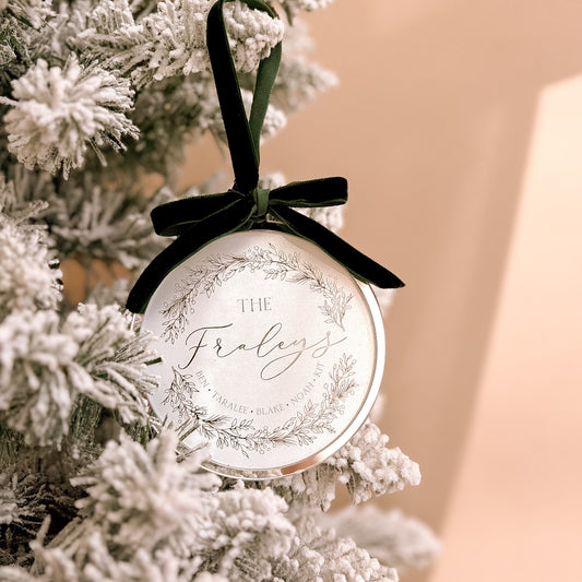 Family Names Christmas Ornament | Personalised | Customisable