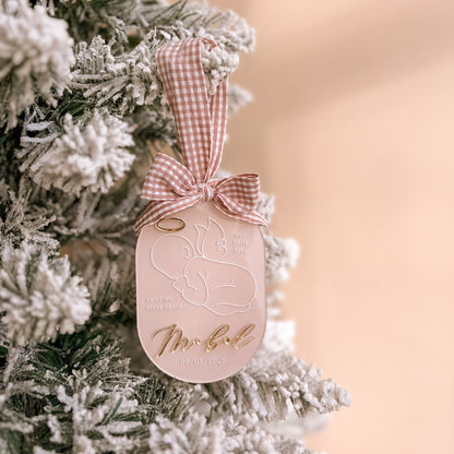 Baby Memorial Christmas Ornament | Personalised | Customisable