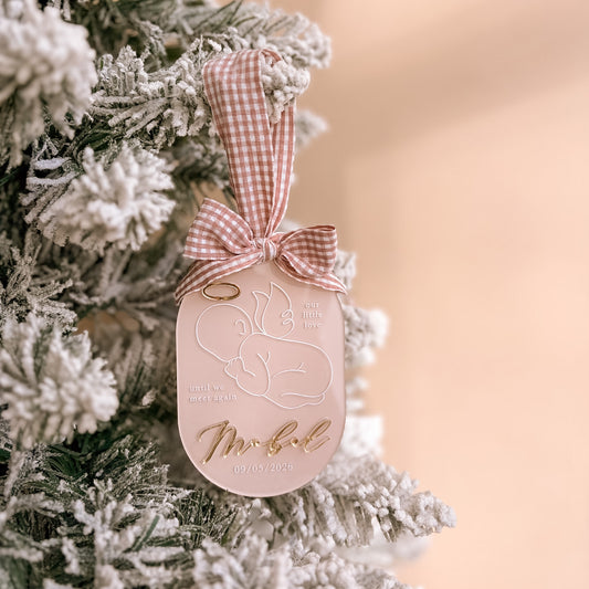 Baby Memorial Christmas Ornament | Personalised | Customisable