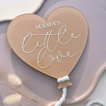 Mama's Little Love Balloon | HEART | Multiple Colour Choices