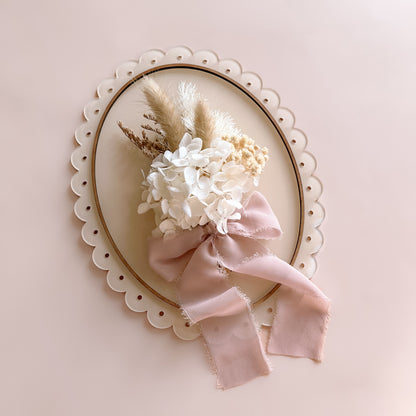 Vintage-Style Dried Floral Sign | Multiple Customisation Options
