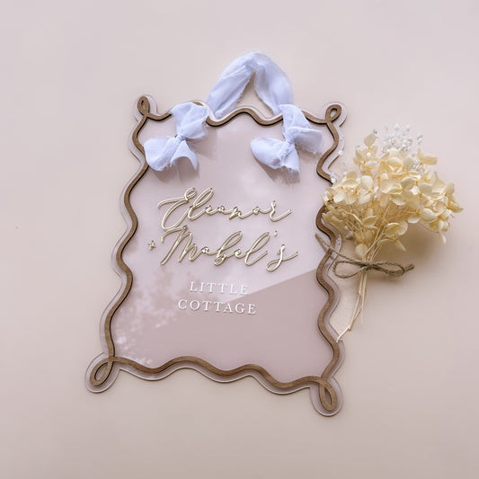 Personalised Wavy Sign | Multiple Customisation Options
