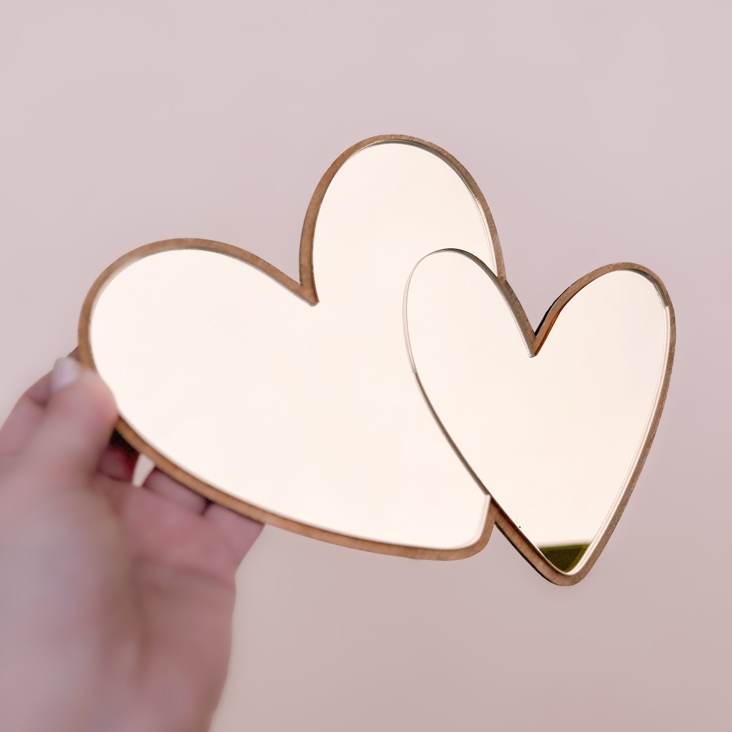 Gold Mirror Girls Bedroom Decor Shape | Bow, Hearts, Butterfly