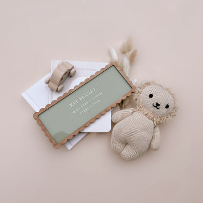 Vintage-Style Baby Birth Details Sign | Multiple Customisation Options